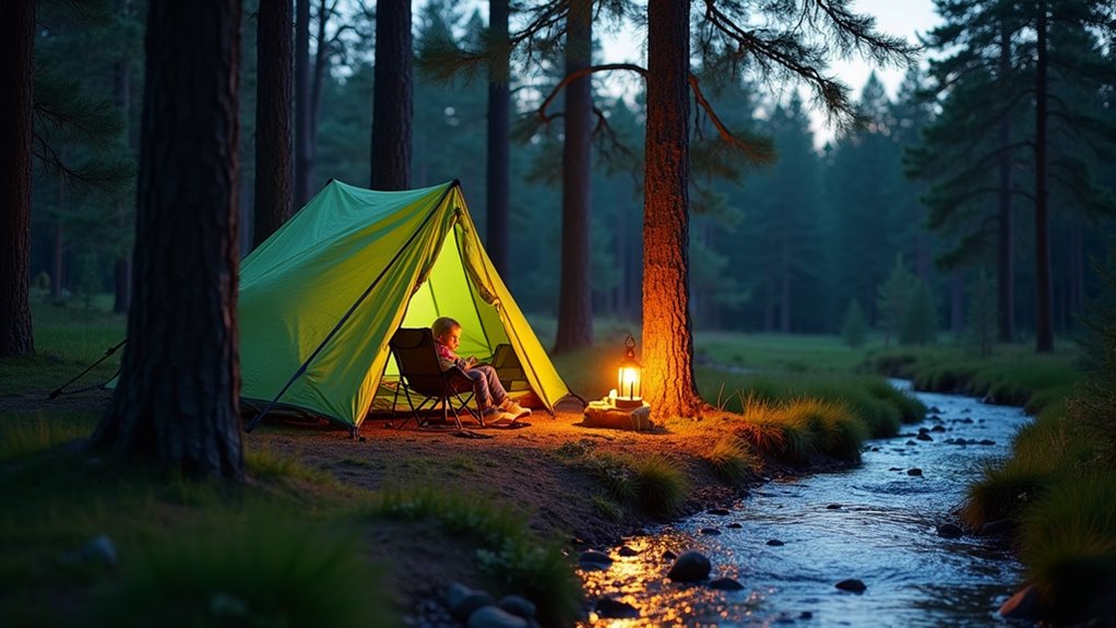 tent size and activities