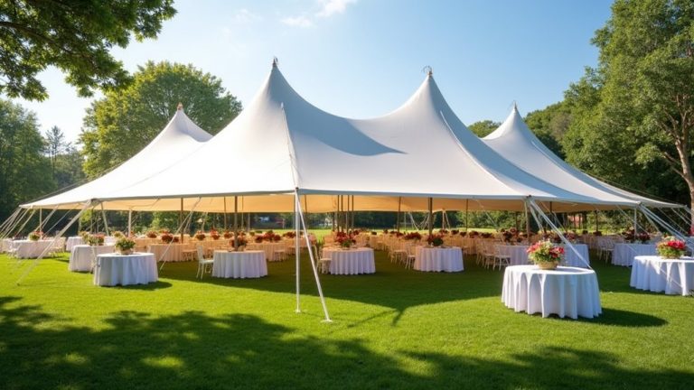 tent size for guests