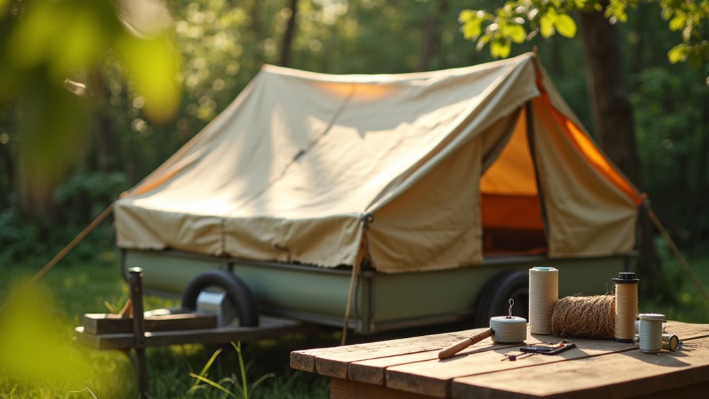 tent trailer canvas maintenance tips