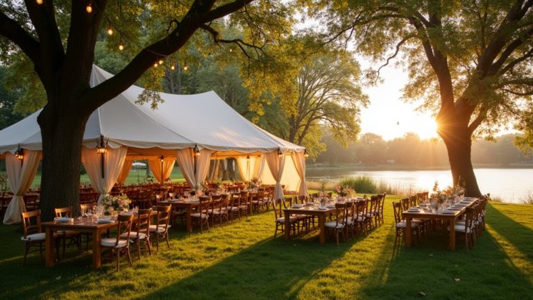 tent wedding venue options
