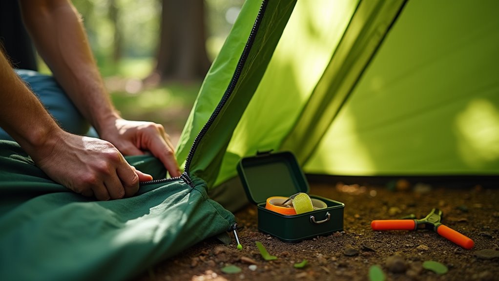 tent zipper maintenance tips