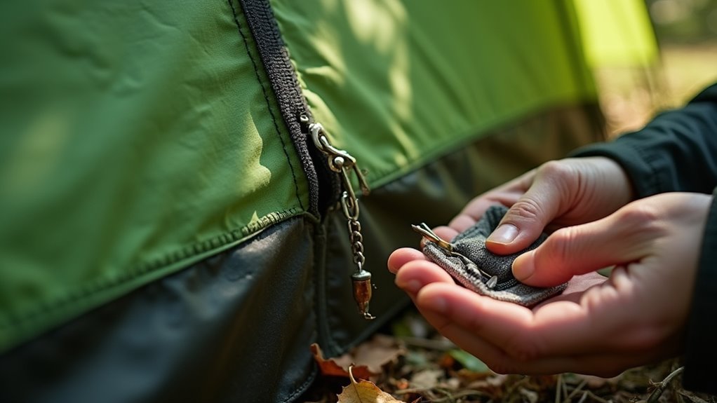 tent zipper maintenance tips