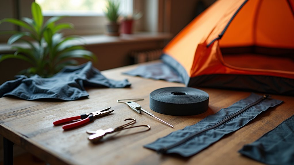 tent zipper repair essentials