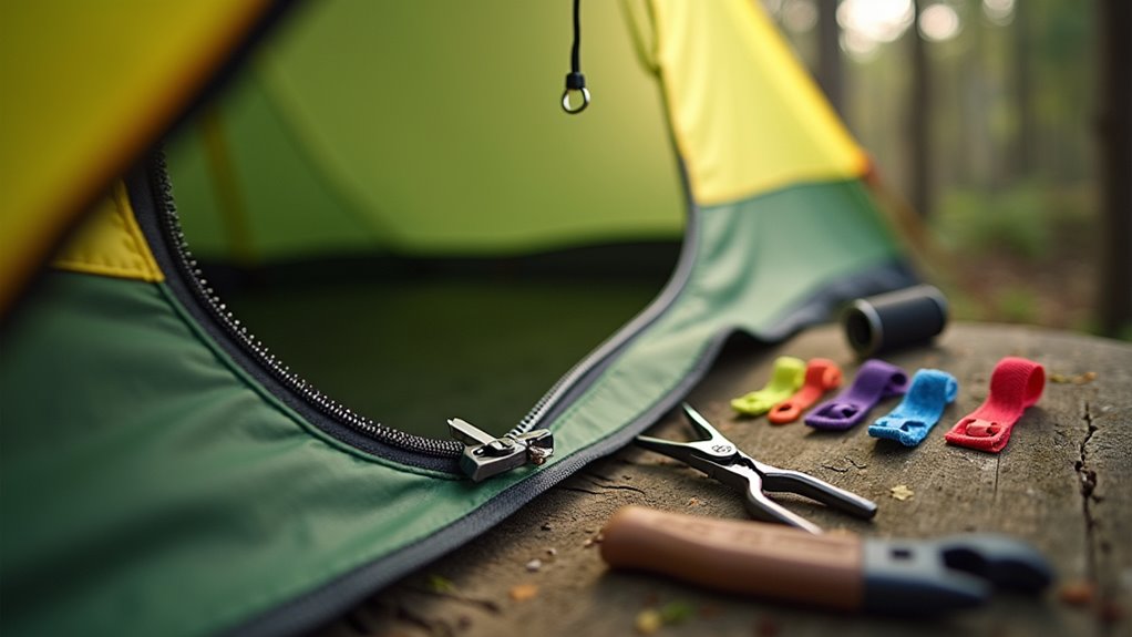 tent zipper repair essentials