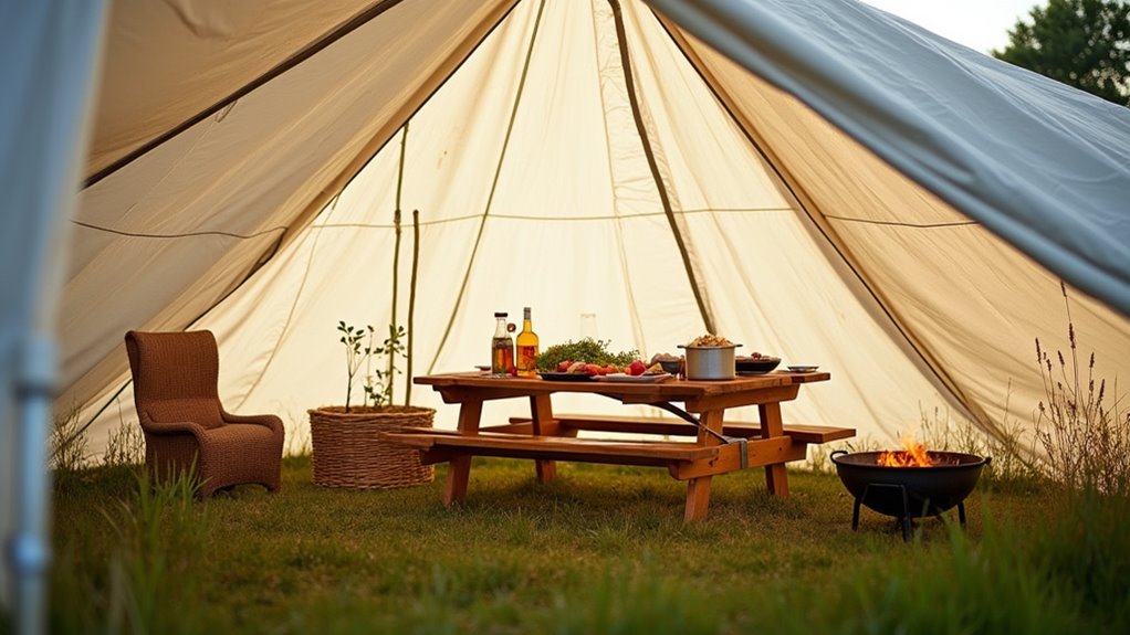 tenting with foil benefits