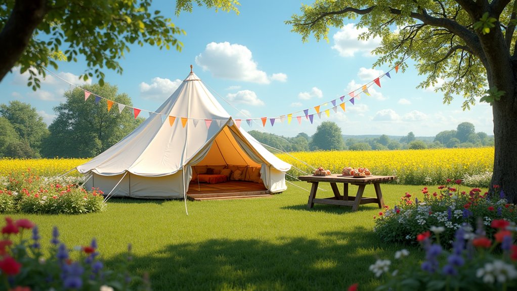 traveling tent baking locations