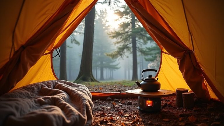 warm up your tent