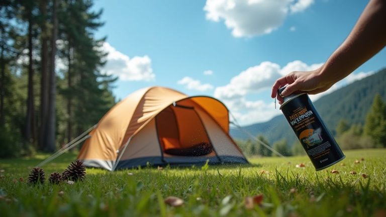 waterproof your camping tent