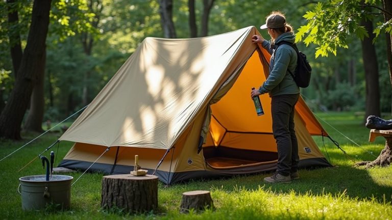 waterproofing a canvas tent