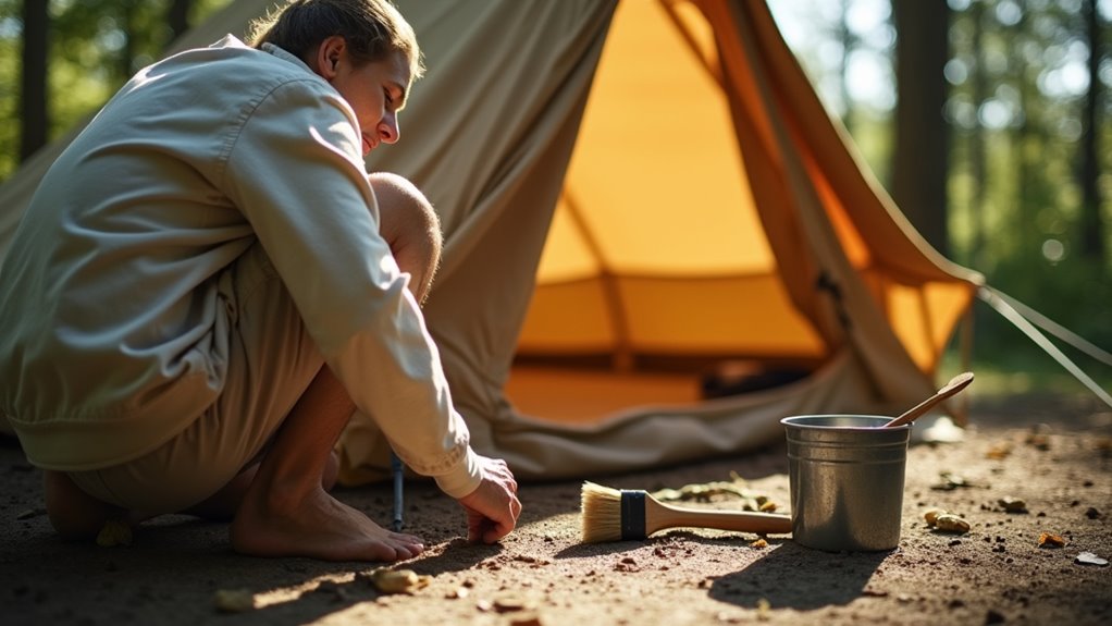 waterproofing cotton canvas tents