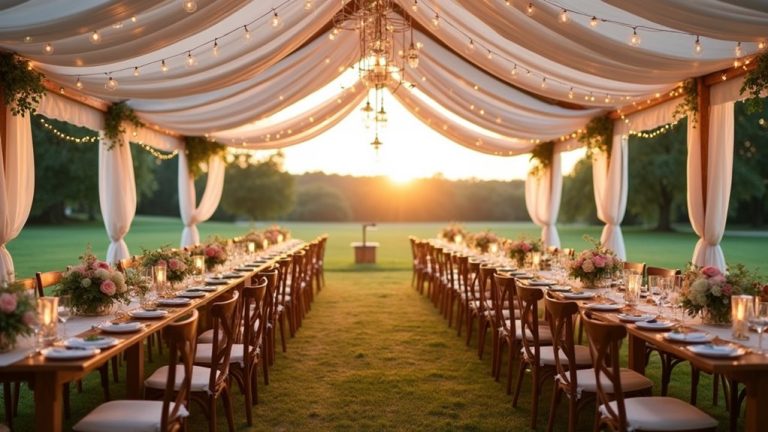 wedding tent decoration ideas