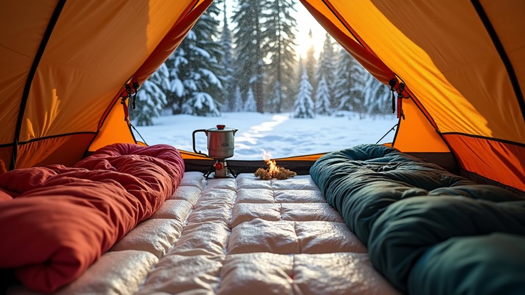 winter camping ground insulation