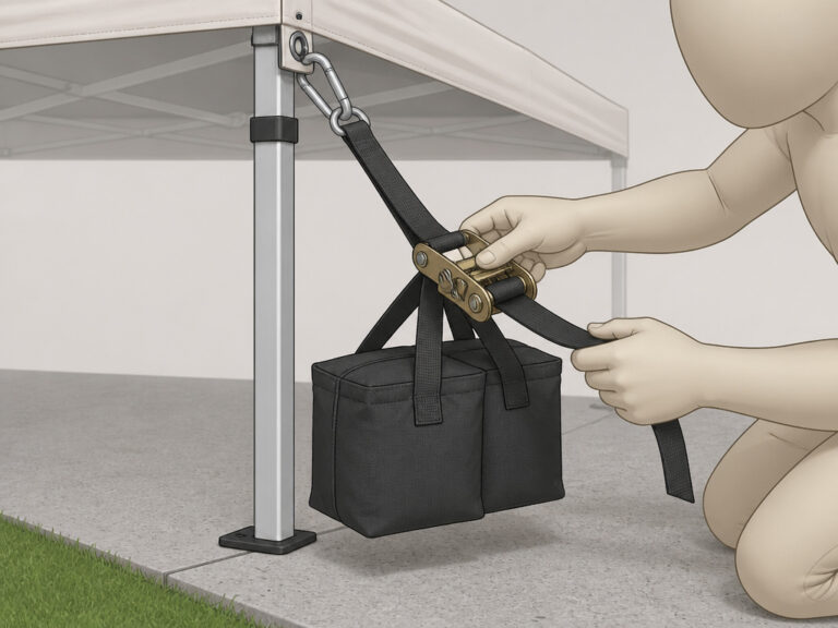 How to Secure a Canopy Tent on Concrete Safely