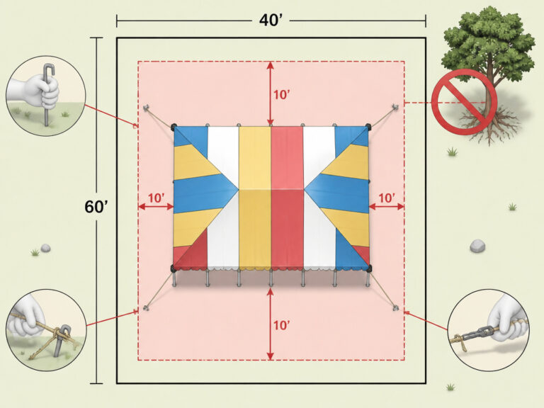 What Size Tent for 100 Guests? The Real Math