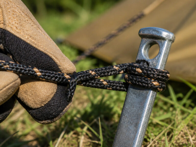 How To Tie A Tent Stake Knot: The Right Angle & Rope Guide