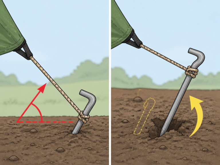 How to Tie a Tent Knot That Holds in Wind and Rain