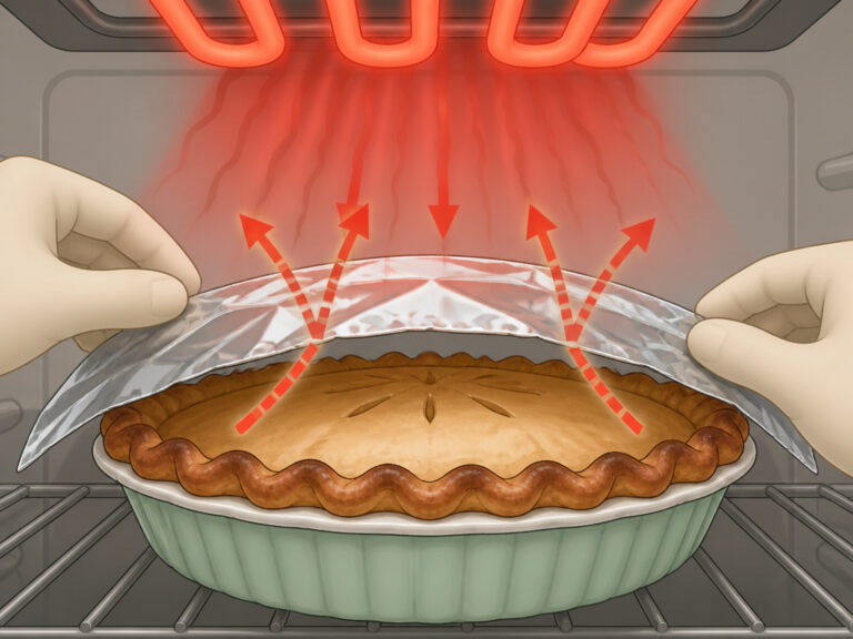 How to Tent a Pie Crust to Prevent Burning