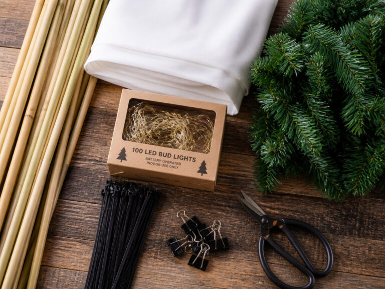 Make a Christmas Tree Tent: Frame, Lights & Stability Tips